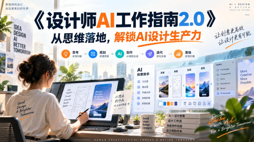 《设计师AI工作指南2.0》从思维落地-无水印,解锁AI设计生产力