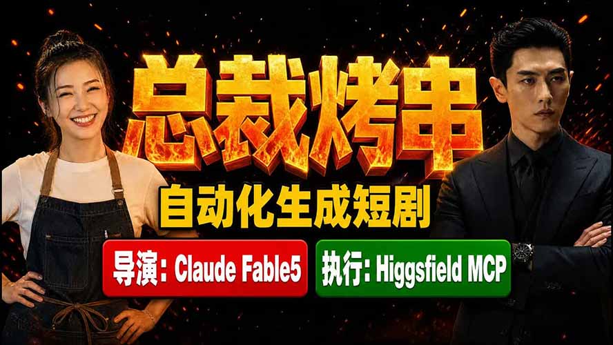 《总裁烤串》真人短剧全自动诞生-壹选网-各种精选资源福利
