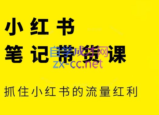 张宾·小红书笔记带货课(更新5月)